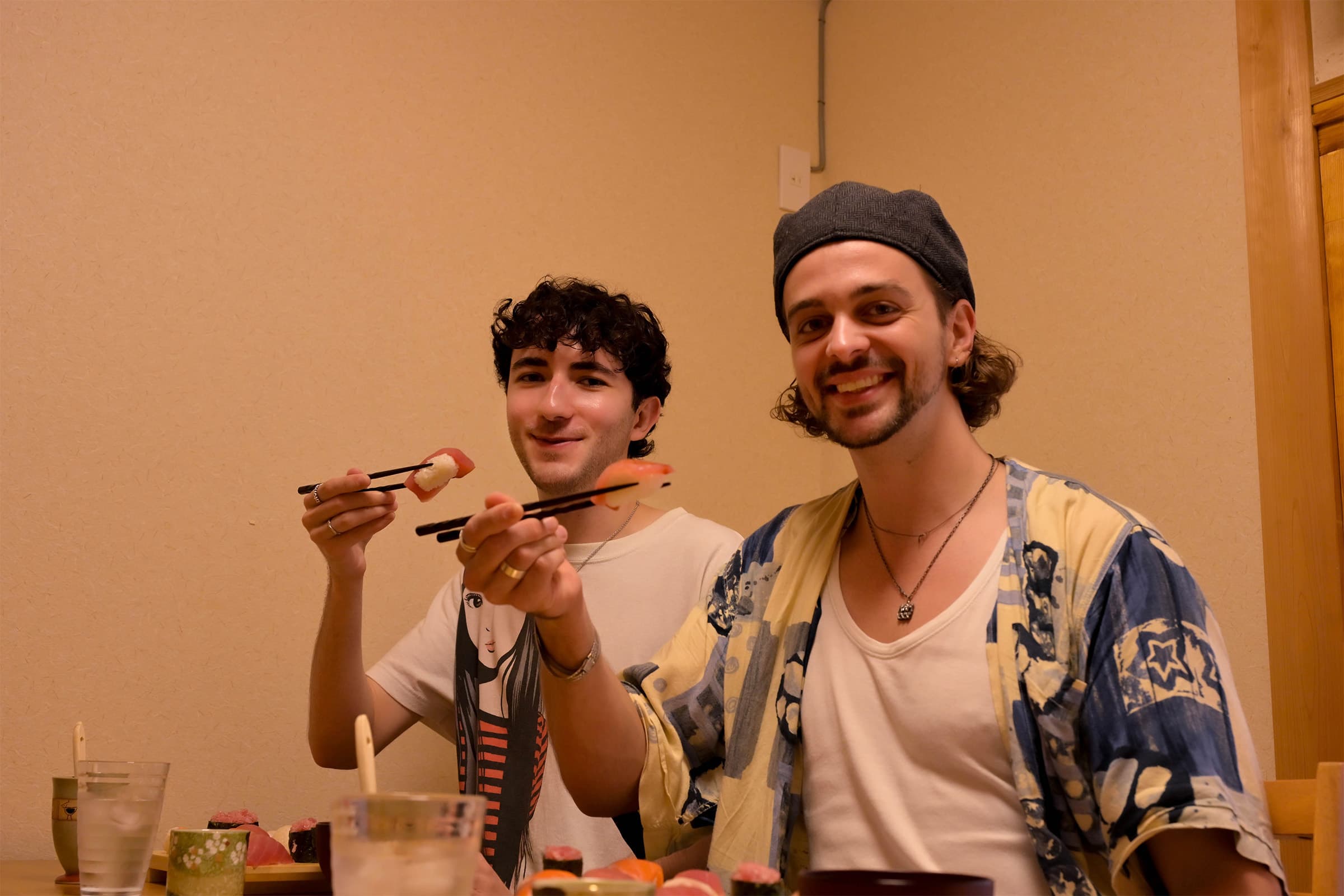 Private group during the experience